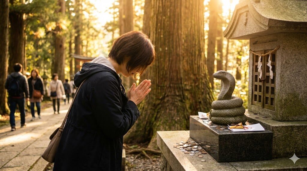 蛇松明神で金運アップ