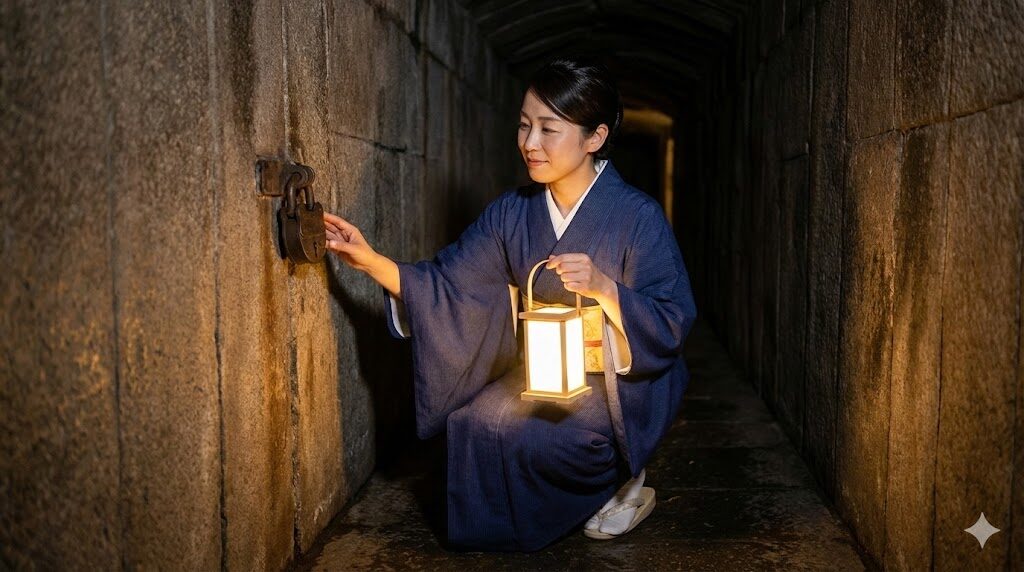 善光寺の戒壇巡りで錠前に触れる意味